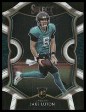 Jake Luton Rookie 2020 Panini Select #98 White Die Cut Jaguars