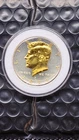 DANBURY MINT 2011 KENNEDY HALF DOLLAR, GOLD & SILVER