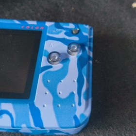 Used, SNK NEOGEO POCKET Color Camouflage Blue Console Boxed NEO GEO set-h1012-