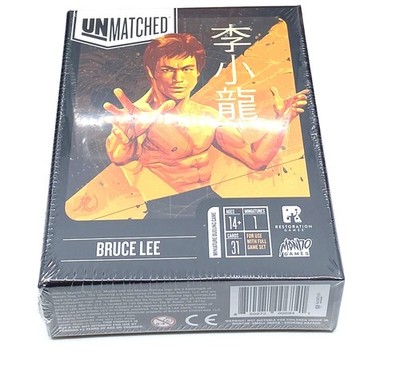 NEW SEALED Unmatched Bruce Lee Board Card Game Mondo Restoration Games Expansion