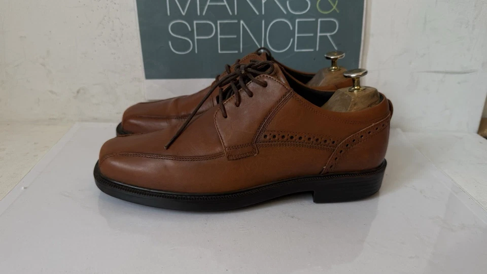 Marks & Spencer Air Flex Leather Shoes Size UK 7 EU 41 * - Image 4 of 4