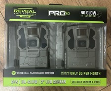 Tactacam Reveal 3.0 Pro Cellular Trail Camera - 2-Pack RV-XP3-BNDL1 NEW