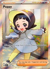 poppy full art pokemon card Trainer Art, Toys & Collectibles, Trading Cards, Raw Singles on Carousell The item may be similar but not exactly the same as the image (e.g Poppy 227/197 PSA 10 -