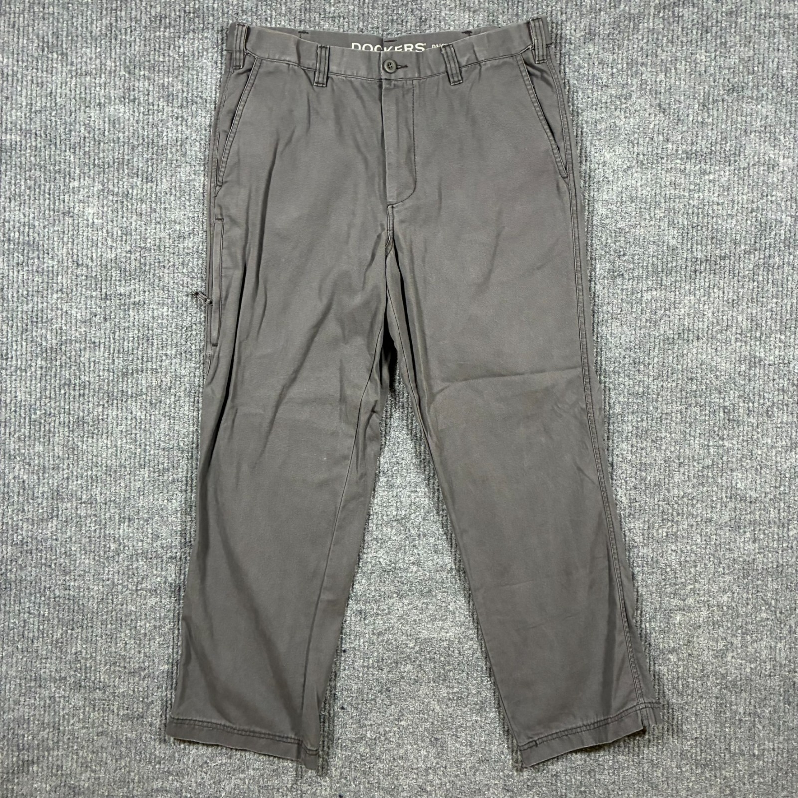 Size 36x30 Gray Classic Fit Zip Pocket Mid Rise