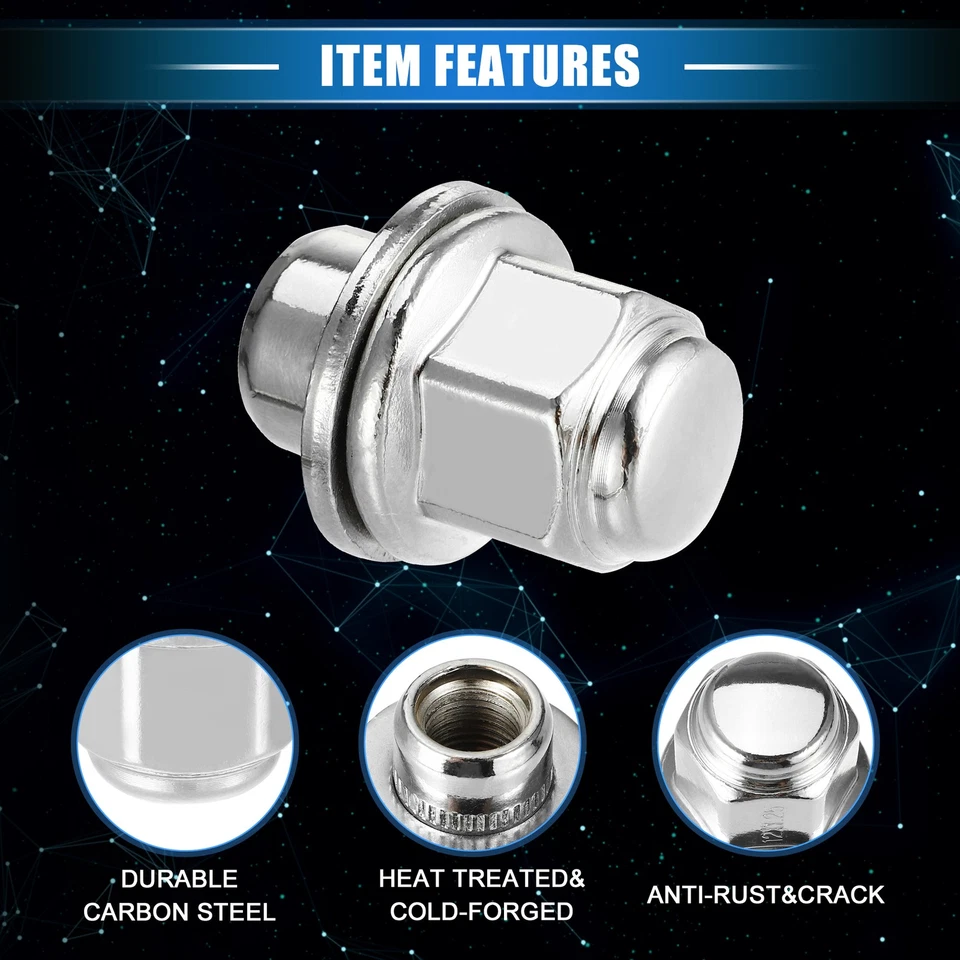 20 Pcs Wheel Lug Nuts Compatible for INFINITI EX35 G25 M12x1.25 Tire Lugnuts - Image 4 of 4