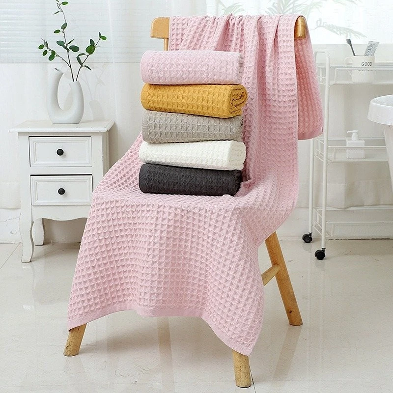 Waffle Weave Quick-Dry Bath Towel — 第 2/2 张图片
