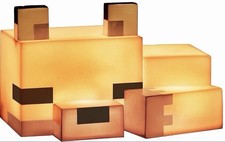 Minecraft Fox Light Mojang Licensed Night Light Up Desk Lamp Game Decor Icon NEW