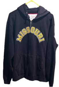Vintage Missouri Tigers Zip Up Black & Gold Hoodie-Men’s XXL, American Sportswer