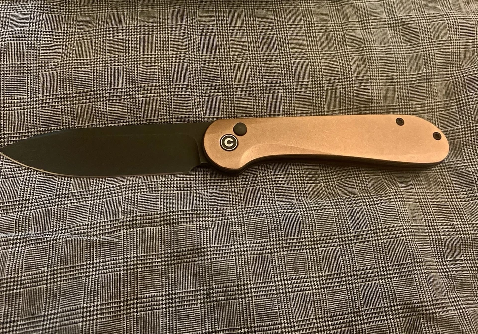 Civivi Button lock Elementum W/Flytanium copper scales - Image 4 of 4