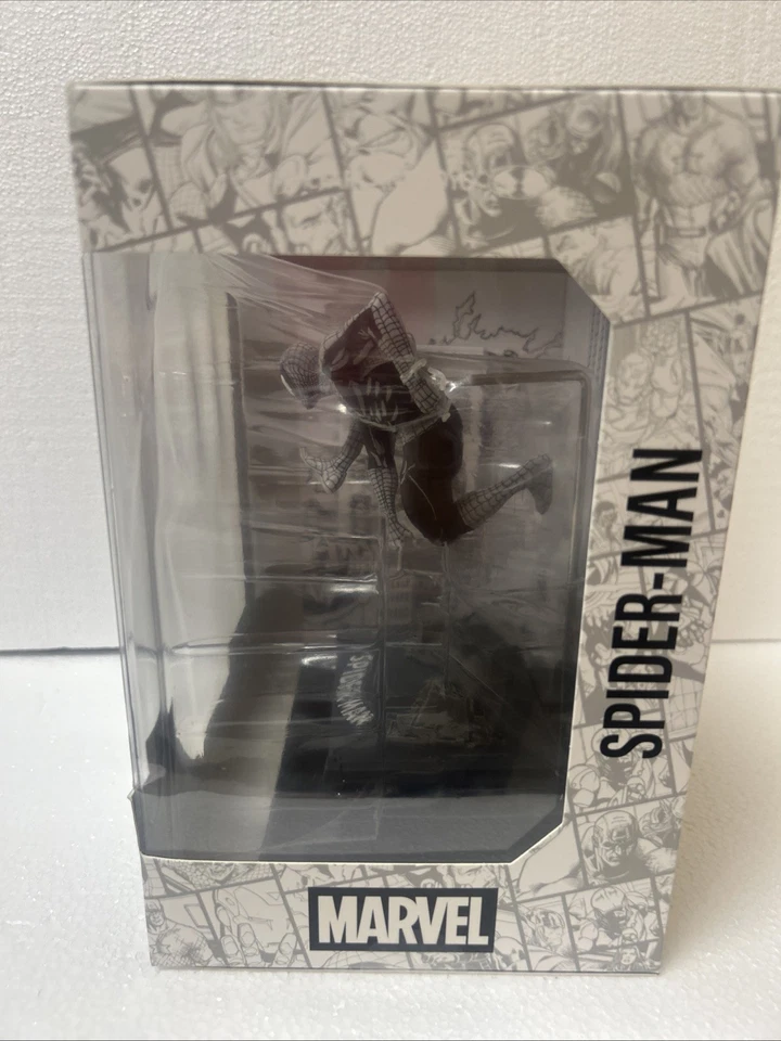 💥McFarlane Gold Label эксклюзивный черный и белый Spider-Man позировала фигурка новый в коробке - Изображение 4 из 4