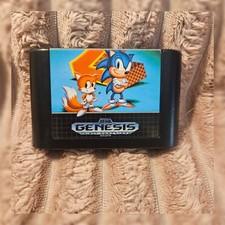 Sonic the Hedgehog 2 1992 Sega Genesis Video Game Cartridge