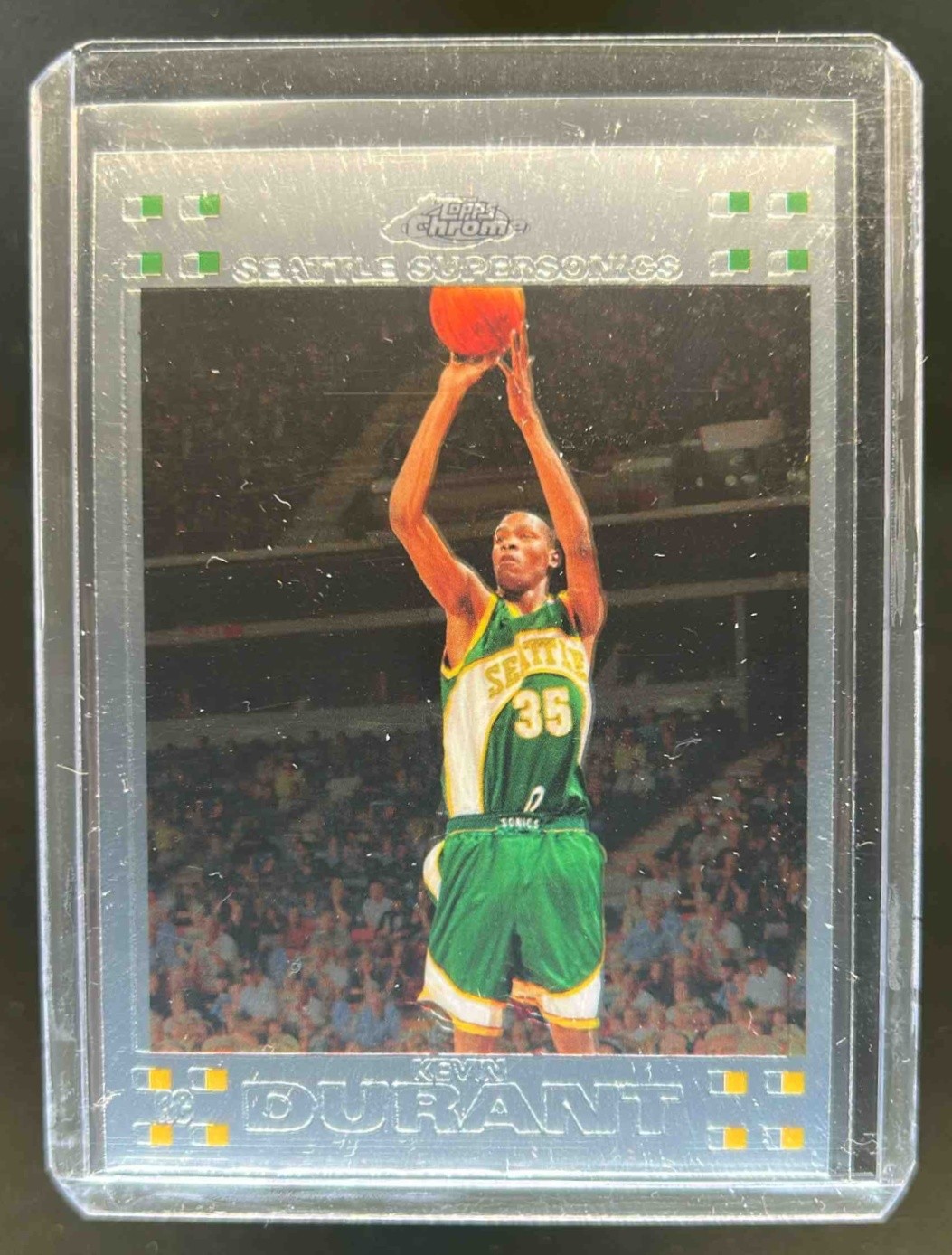 2007-08 Topps Chrome Kevin Durant Rookie RC #131 Supersonics