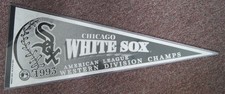 1993 CHICAGO WHITE SOX American League Western Division Champs Full Size Pennant