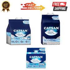 20L Catsan Hygiene Non Clumping Cat Litter 20 Litres Odour Control Kitten Litter