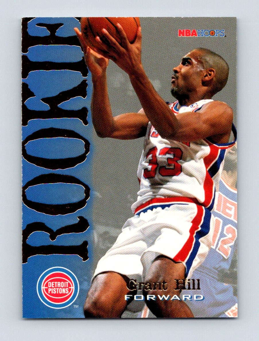 1994-95 Hoops #322 Grant Hill Detroit Pistons Rookie
