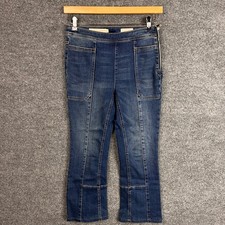 Pilcro and the Letterpress Women's Zip Pocket Cropped Jeans Size 27