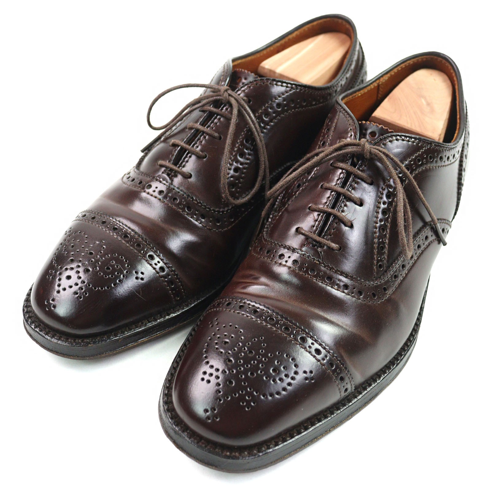Alden 5160 Color 8 Shell Cordovan Medallion Tip Bal