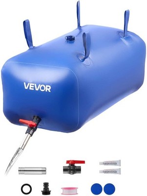 Water Storage Bladder 30 Gallon Large Capacity Water Bag, Portable & Collapsible