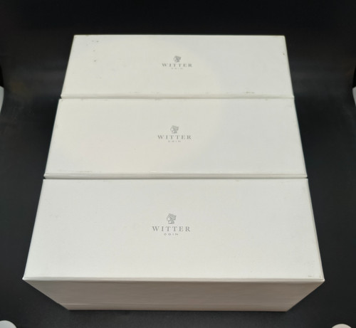 3 x Witterbrick EMPTY White Coin Slab BOX Holds 10 CAC. * No Coins*