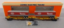 Lionel 6-16904 O New York Central T.T.U.X. Flat Cars w/2 Intermodal Containers