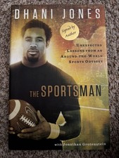 Dhani Jones The Sportsman Autographed Signed Book Football NFL