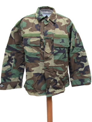 TruSpec M81 Woodland Camo Raid Mod BDU Shirt OldGen Large Short