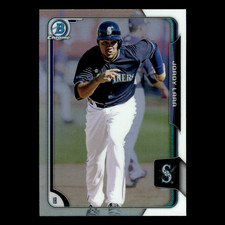 Jordy Lara #63 2015 Bowman Chrome Draft Refractor Seattle Mariners Baseball Card
