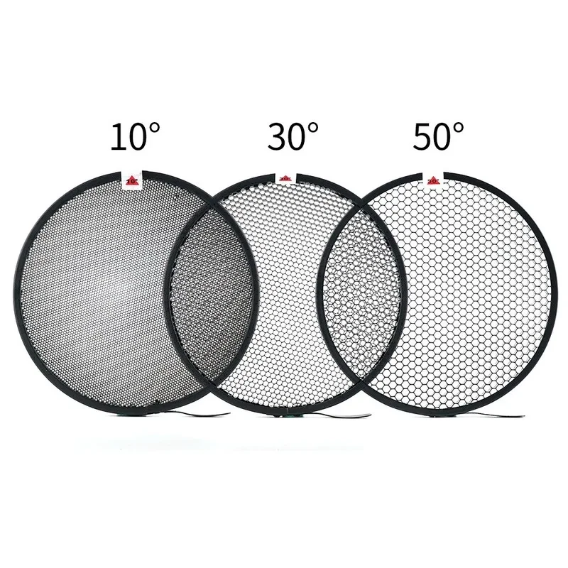 7 Inch Bowens Mount Reflector Diffuser Honeycomb Grid Soft Light Studio Kit - Image 4 of 4