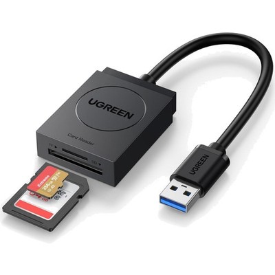 SD Kartenleser USB 3.0 SD TF Adapter 2 Slot Speicherkartenleser für SDXC SDHC...