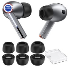 AhaStyle Memory Foam Earbud Tips for Samsung Galaxy Buds3 Pro 2024 3 Pairs S M L