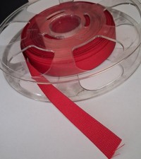 3m X 15mm GROSGRAIN RIBBON Darkish Red Similar to Petersham 