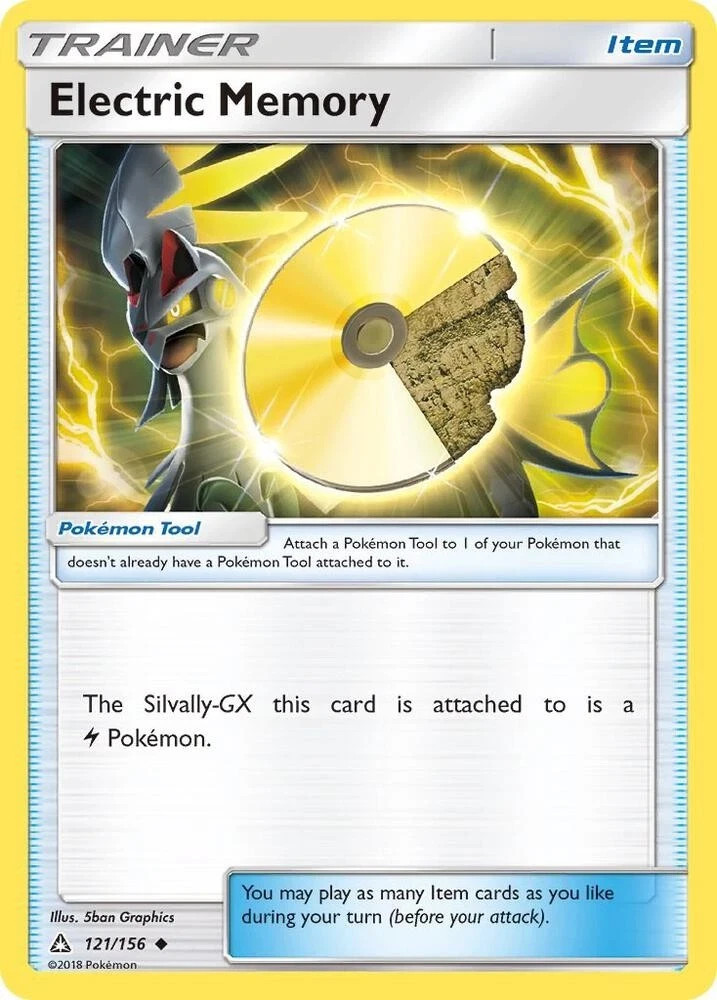 Pokemon ELECTRIC MEMORY Sun & Moon Ultra Prism 121/156 NM/Mint PACK FRESH