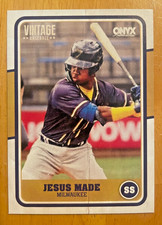 Jesus Made 2025 Onyx Vintage Baseball Card Milwaukee Brewers