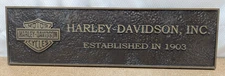 Harley Davidson Inc Motorcycle Established 1903 Wall Plaque Showroom Sign 24"