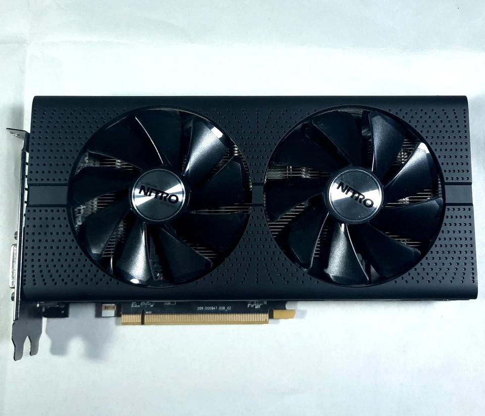 AMD RX 480 8GB Sapphire Nitro Radeon GDDR5 GPU Graphics Card, DisplayPort HDMI - Image 2 of 4