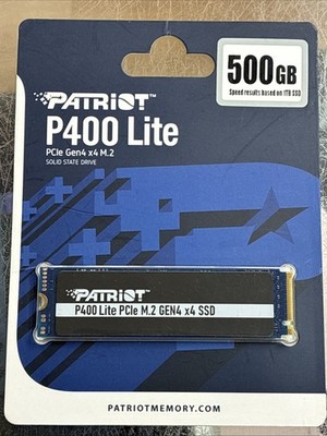 Patriot Memory P400 Lite 500 GB M.2 PCI Express 4.0 NVMe