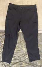 Eddie Bauer Rainier Pants Mens 36x30 Blue UPF 50 Stormrepel DWR Active Fit