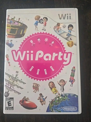 Wii Party (Nintendo Wii, 2010) Tested Works Has Scratches READ LOOK free Ship