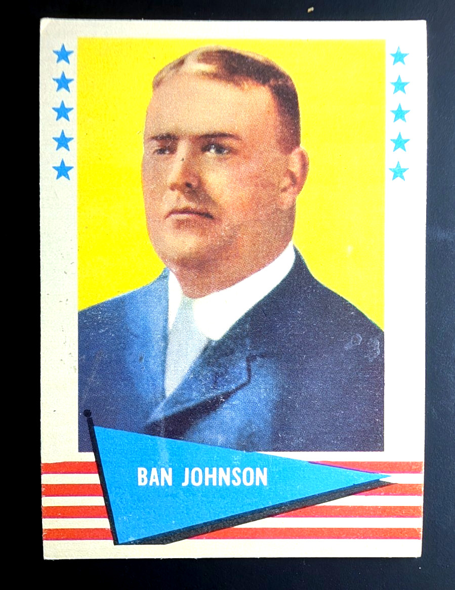 1961 Fleer Baseball Greats -#49  Ban Johnson  EX-MT