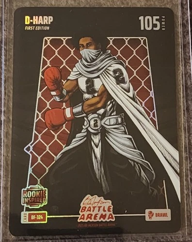 Bo Jackson Battle Arena 1st Edition D-Harp Dylan Harper #BF-324 Battlefoil Brawl