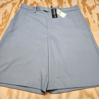 Royalty by Maluma X Macy's Men's 34 Knee-Length Chino Shorts Light Blue $69 NWT