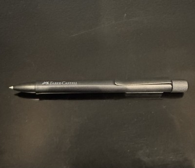 NEW Faber-Castell Hexo Rollerball Pen Matte Black Made In Slovenia - Never Used