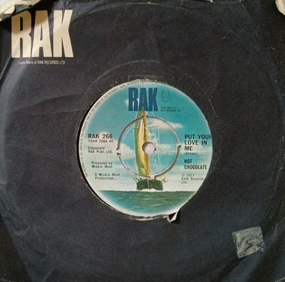 Hot Chocolate-Put Your Love In Me Vinyl 7'' Single.1977 Rak Records RAK 266.