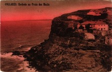CPA Collares - Rochedo na Praia das Macas PORTUGAL (760986)