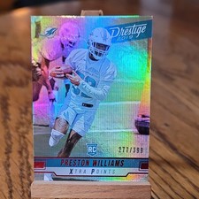 Panini 2019 Prestige Preston Williams Xtra Points Red #293 /399 RC Dolphins