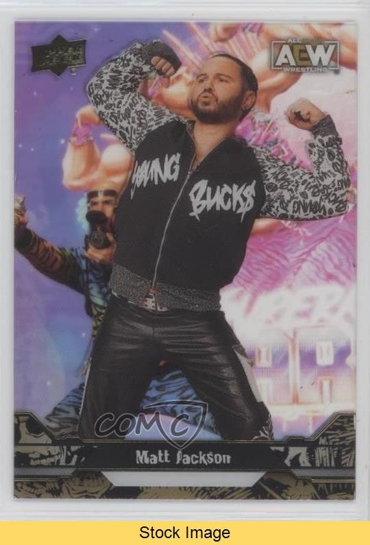 2023 Upper Deck AEW All Elite Wrestling Clear Cut Matt Jackson #27 READ