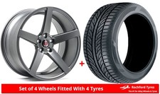 Alloy Wheels & Tyres 18" Axe EX18 For Honda Accord [Mk8] 08-12