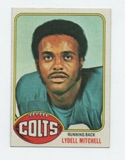 1976 TOPPS LYDELL MITCHELL #70 BALTIMORE COLTS 