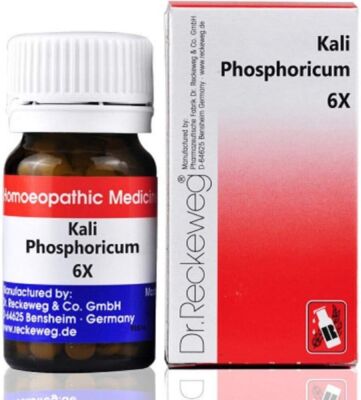Dr. Reckeweg Germany Homeopathy Kali Phosphoricum 3X (20gm Tablets)