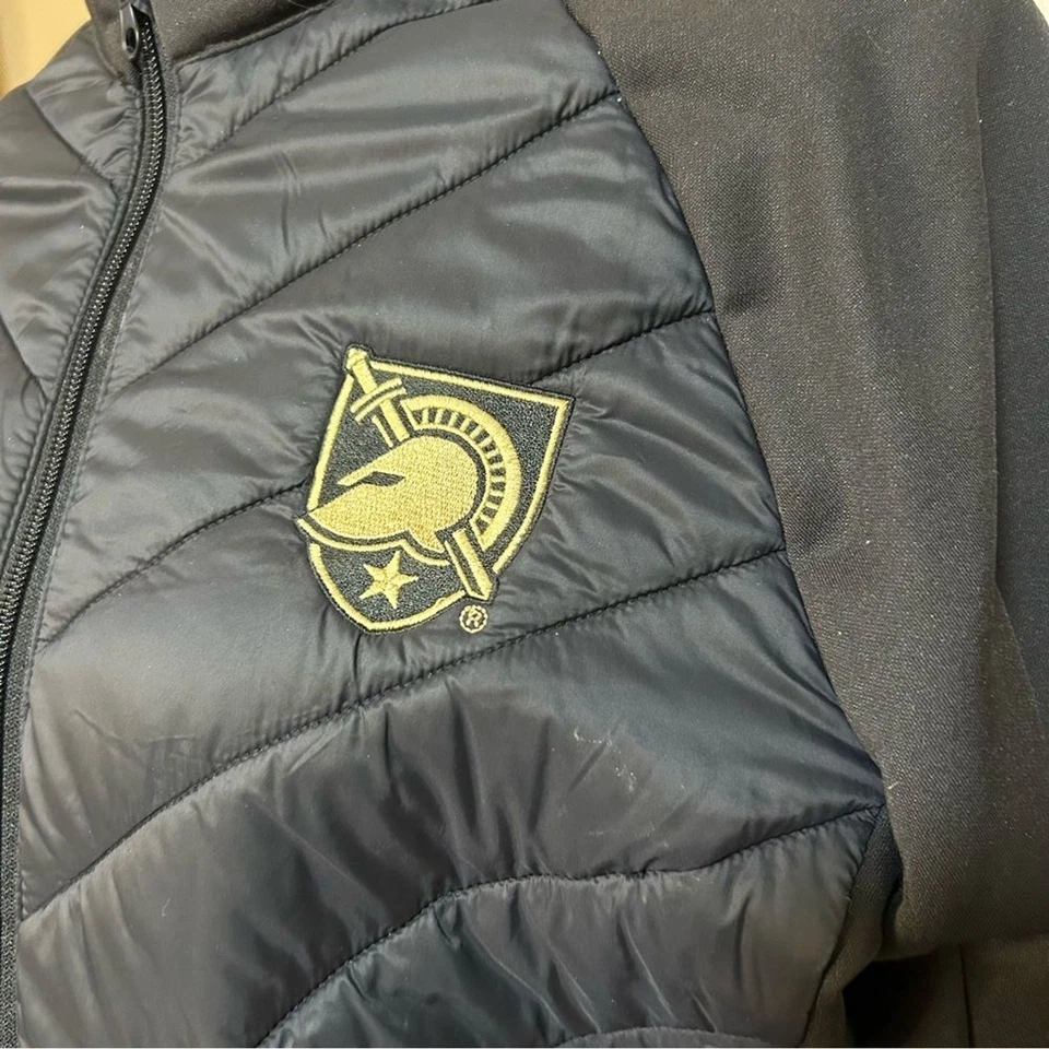 Chaqueta acolchada con cremallera completa Antigua Black Army Black Knights Altitude Foto 3 de 4